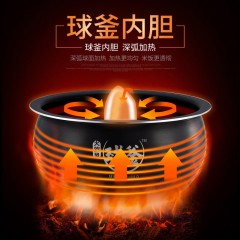 苏泊尔(SUPOR)电饭煲4L家用3-6人全自动多功能电饭锅陶晶不粘球釜内胆24H智能预约CFXB40FC835-75