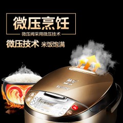 苏泊尔(SUPOR)电饭煲4L家用3-6人全自动多功能电饭锅陶晶不粘球釜内胆24H智能预约CFXB40FC835-75